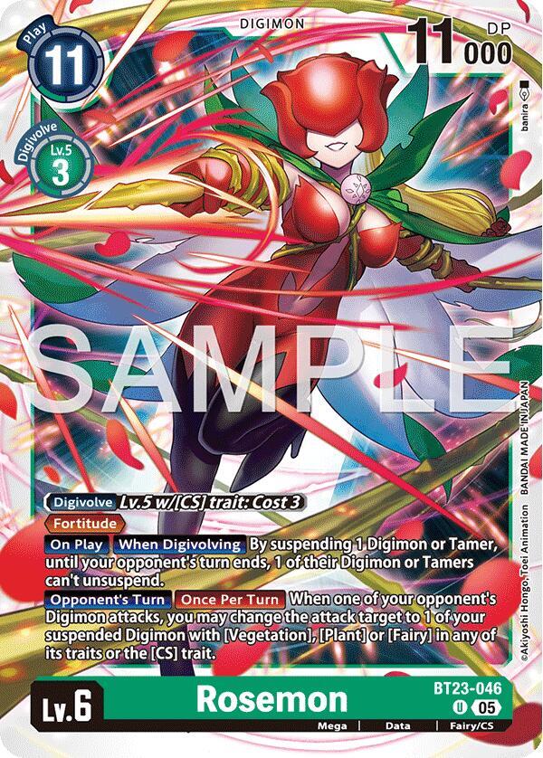 Rosemon card image