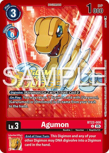 Agumon (Judge Pack 2025 Wave 2) card image