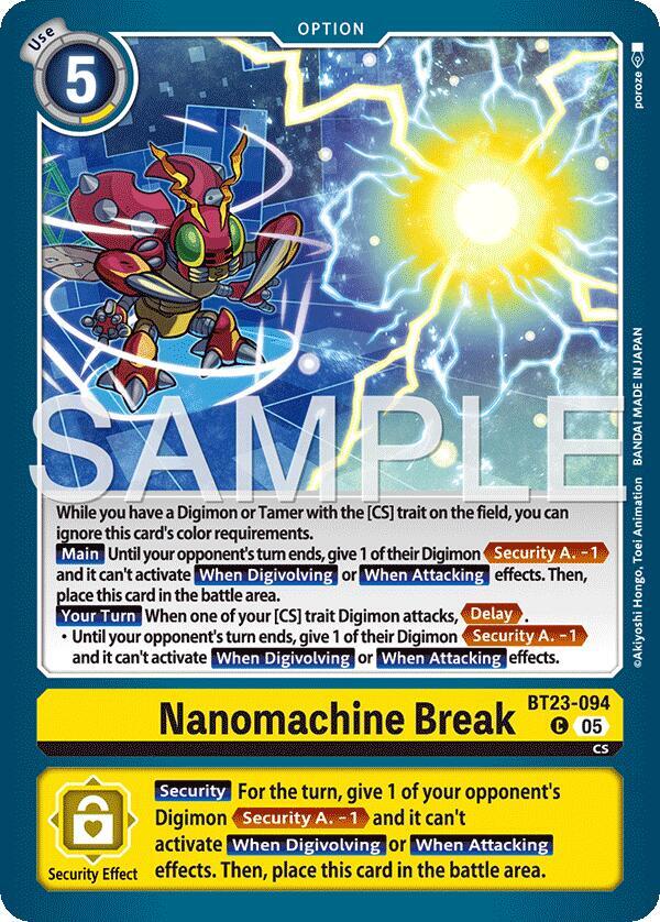 Nanomachine Break card image