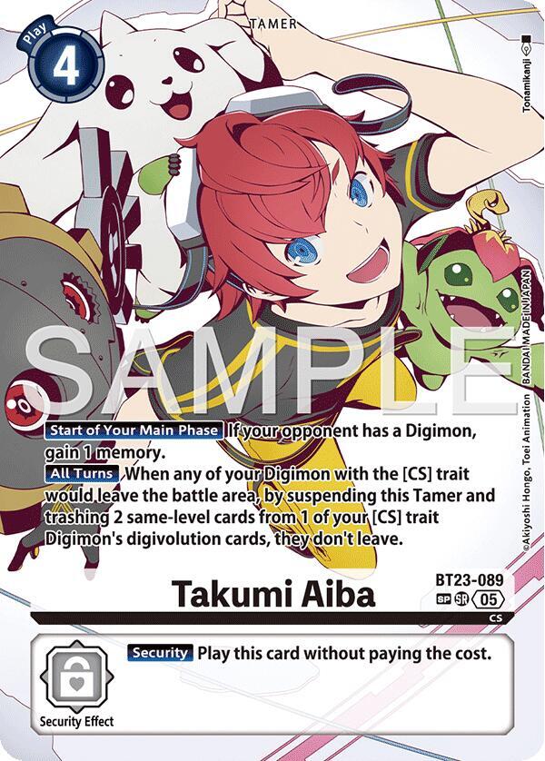 Takumi Aiba (SP) card image