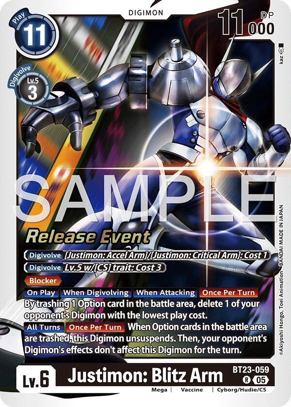 Justimon: Blitz Arm card image