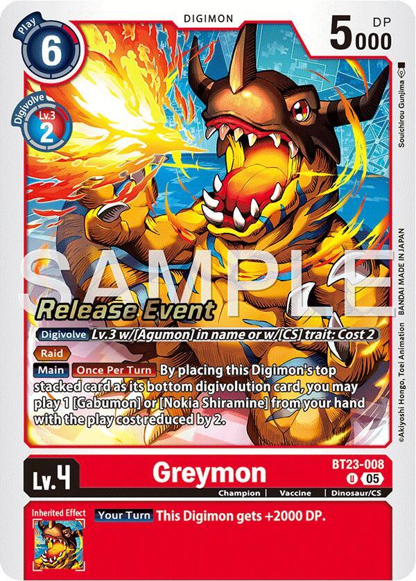 Greymon card image