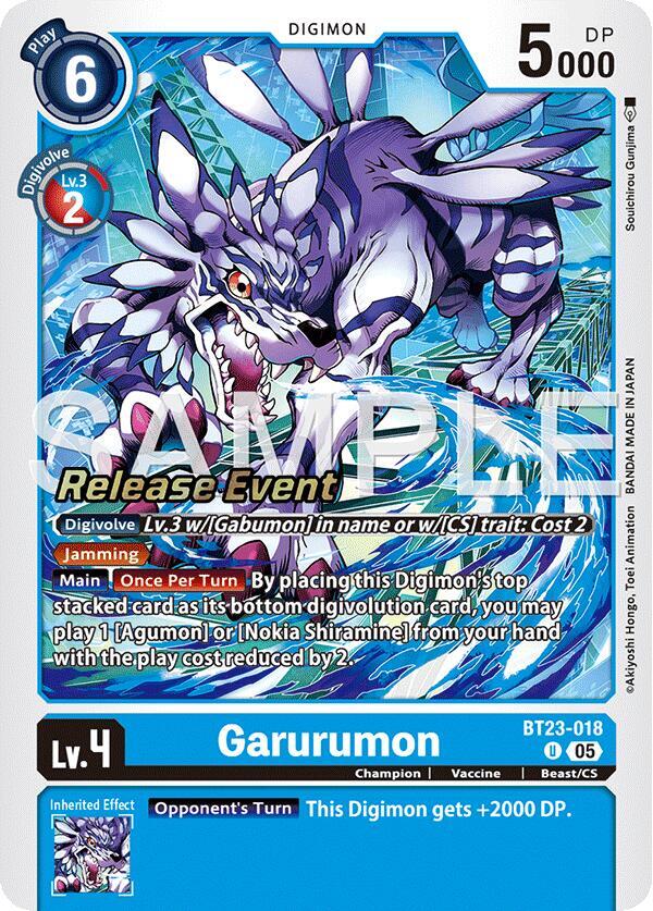 Garurumon card image