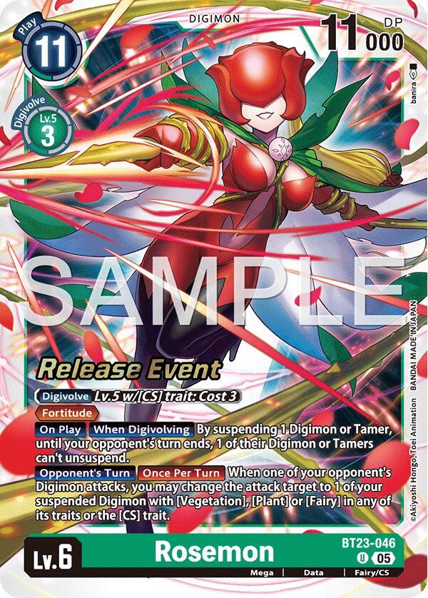 Rosemon card image