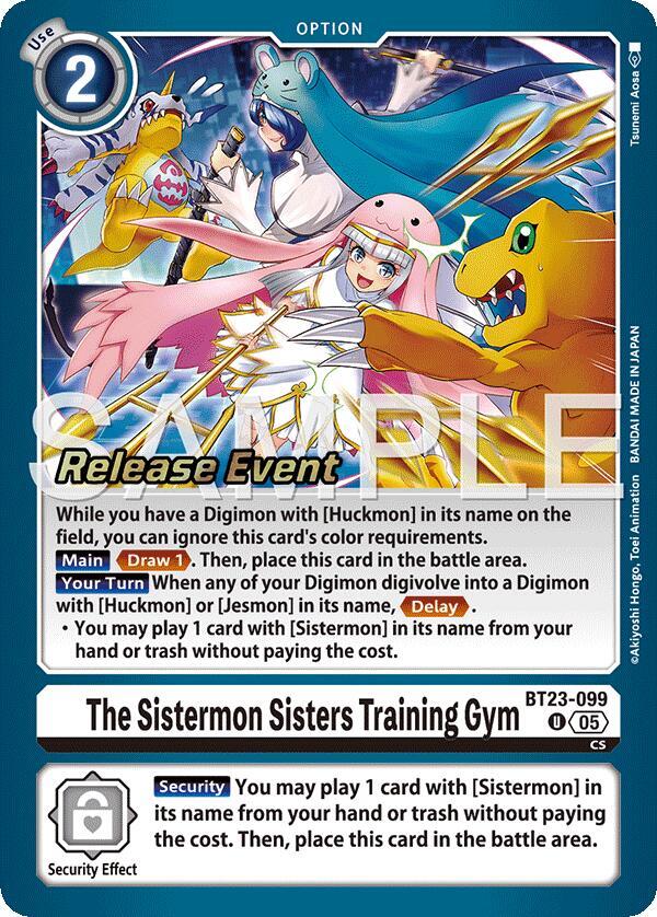 The Sistermon Sisters Training Gym card image