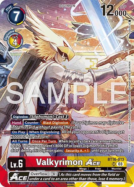 Valkyrimon ACE (Participation) card image