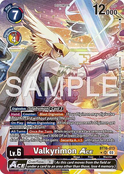 Valkyrimon ACE (Winner) card image