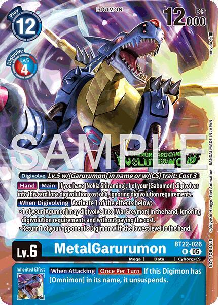 MetalGarurumon (Evolution Cup 2025 Vol. 3 Participant) card image
