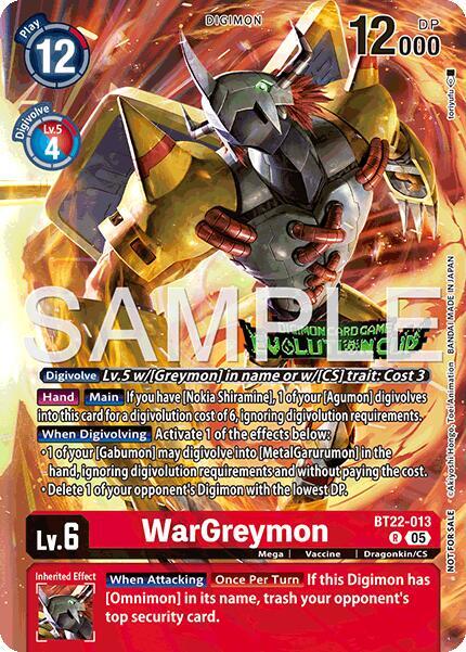 WarGreymon (Evolution Cup 2025 Vol. 3 Top 4) card image