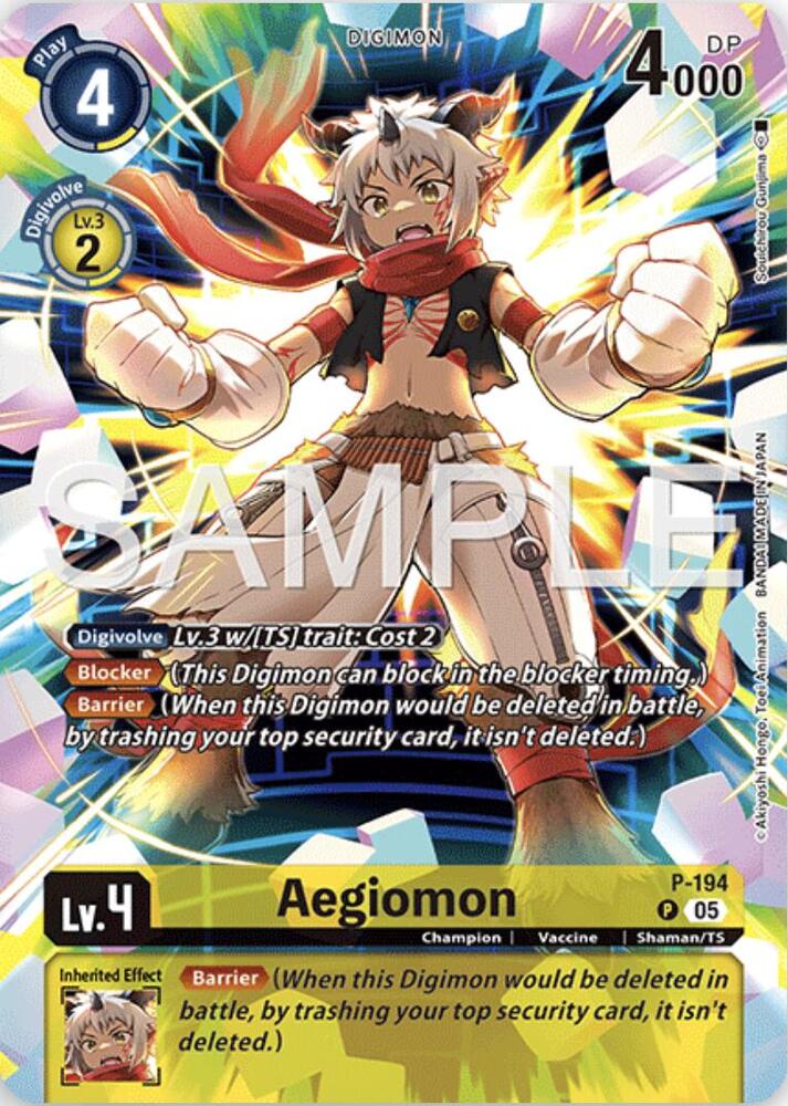 Aegiomon (Digimon Story: Time Stranger Collector's Edition) card image