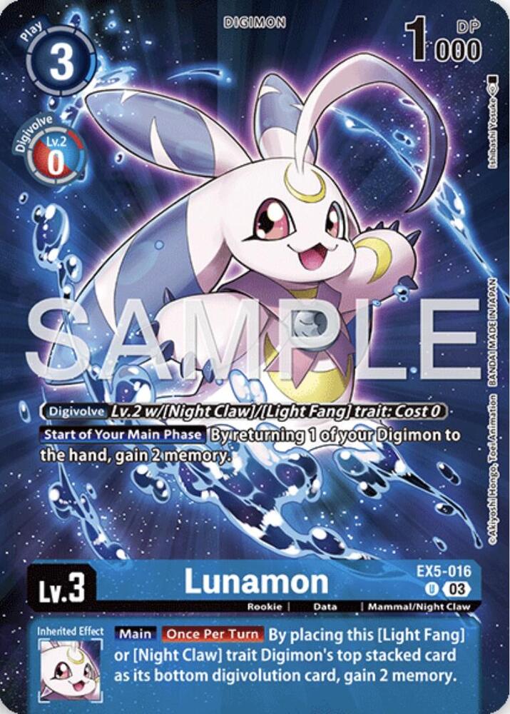 Lunamon (Digimon Story: Time Stranger Collector's Edition) card image