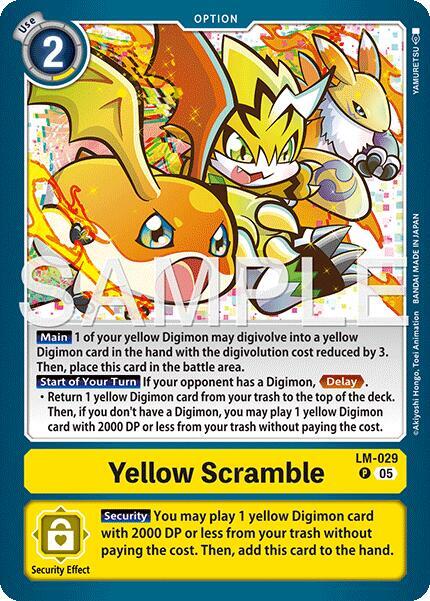 Yellow Scramble (LM-029) (Alternate Art) card image