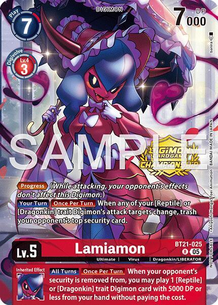 Lamiamon (Championship 25-26 Season 2 Tamers Pack) card image