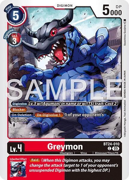 Greymon card image
