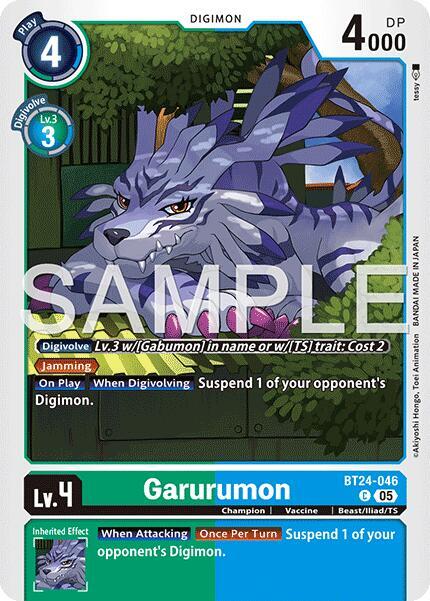Garurumon card image
