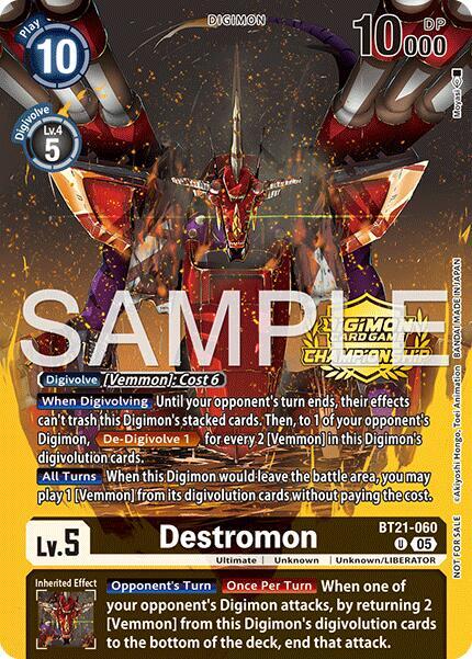 Destromon (Championship 25-26 Season 2 Tamers Pack) card image