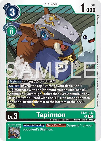 Tapirmon card image