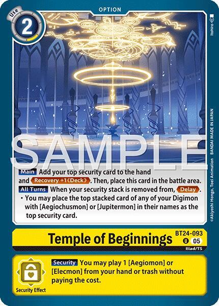 Temple of Beginnings card image