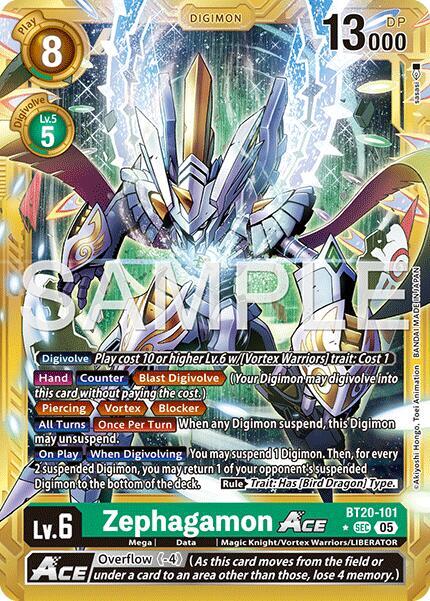 Zephagamon ACE (Gold Border) card image