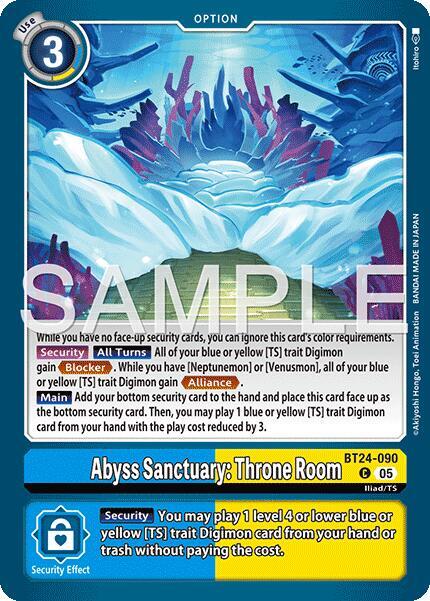 Abyss Sanctuary: Throne Room card image