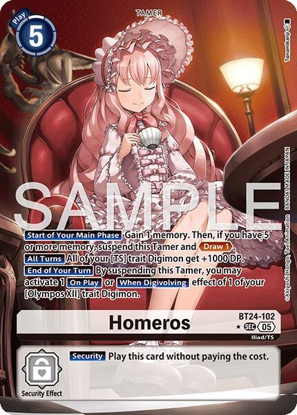 Homeros (Alternate Art) card image