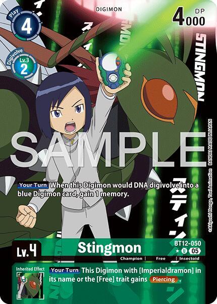 Stingmon - BT12-050 (Alternate Art) card image
