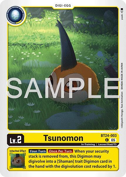 Tsunomon (BT24-003) card image