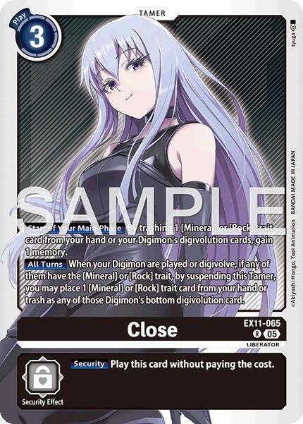 Close card image