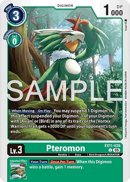 Pteromon card image
