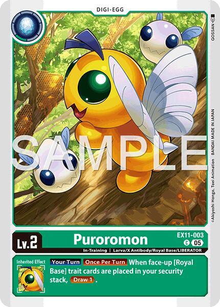 Puroromon card image