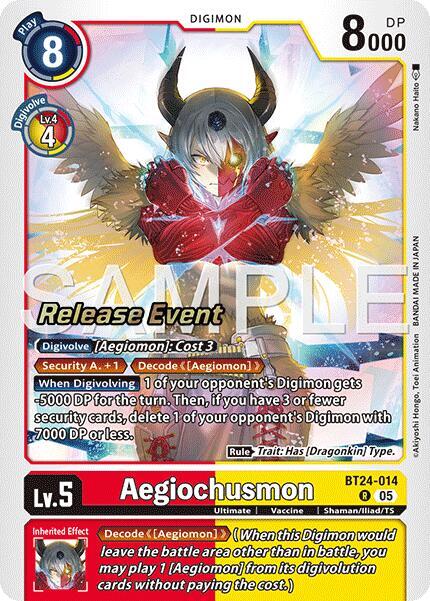 Aegiochusmon card image