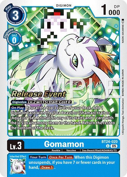 Gomamon card image