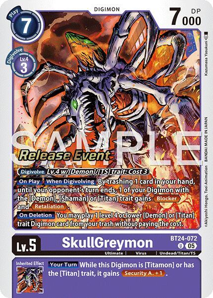 SkullGreymon card image