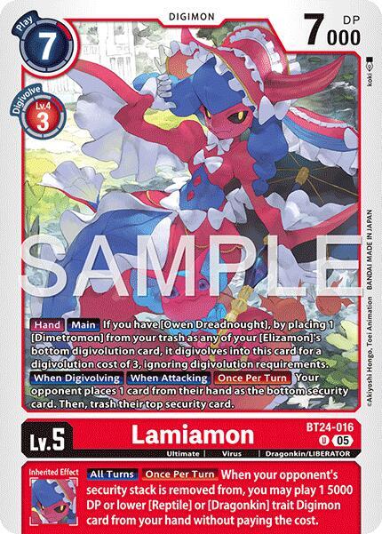 Lamiamon card image