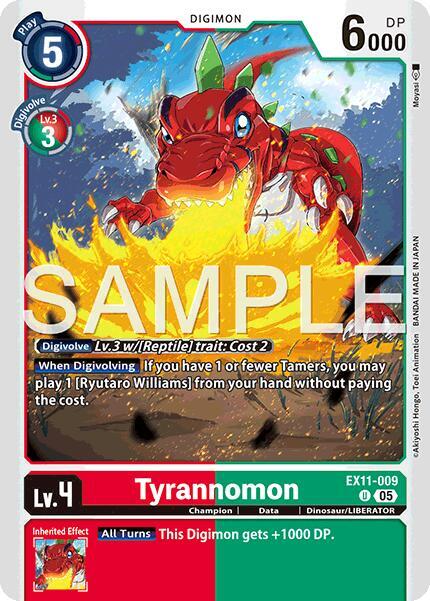 Tyrannomon card image