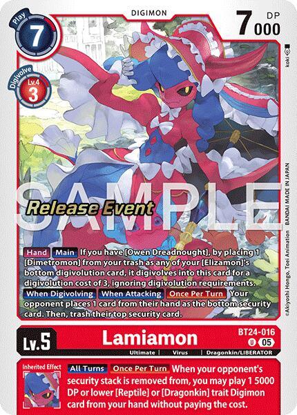 Lamiamon card image