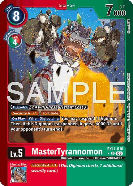 MasterTyrannomon (Limited Foil) card image