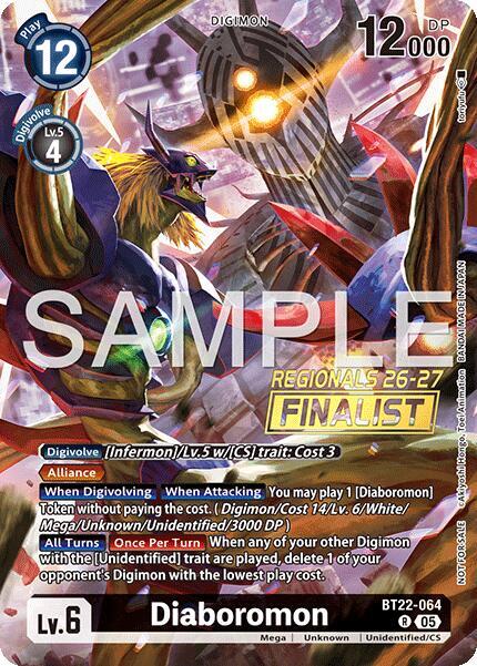 Diaboromon (Regionals 26-27 Season 1 Finalist) card image