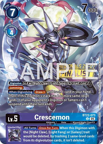 Crescemon (Regionals 26-27 Season 1 Finalist) card image