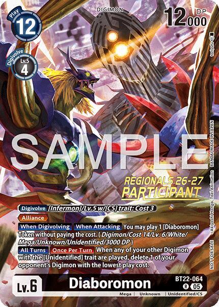 Diaboromon (Regionals 26-27 Season 1 Participant) card image