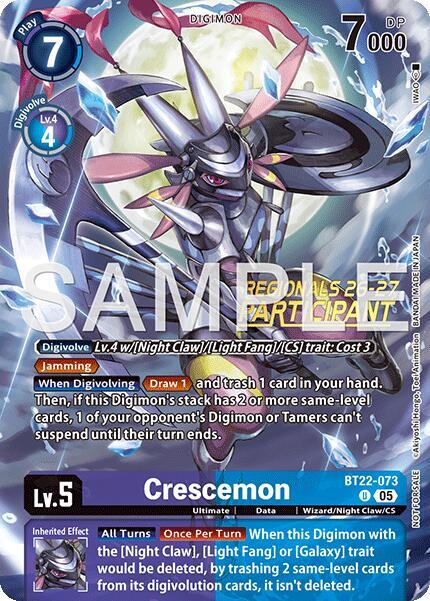 Crescemon (Regionals 26-27 Season 1 Participant) card image