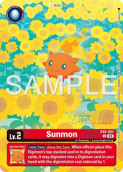 Sunmon (Regionals 26-27 Season 1 Participant) card image