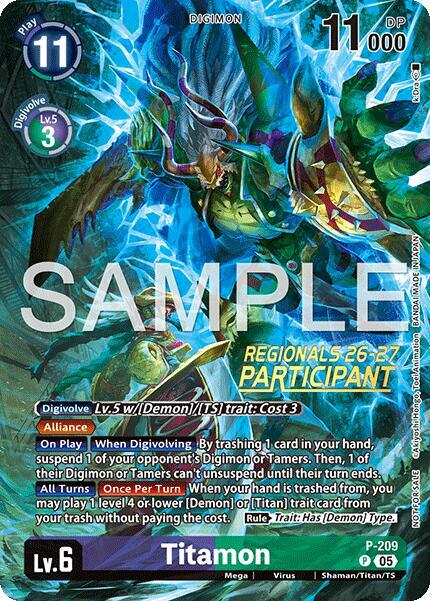 Titamon (Regionals 26-27 Season 1 Participant) card image