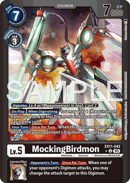 MockingBirdmon (Limited Foil) card image
