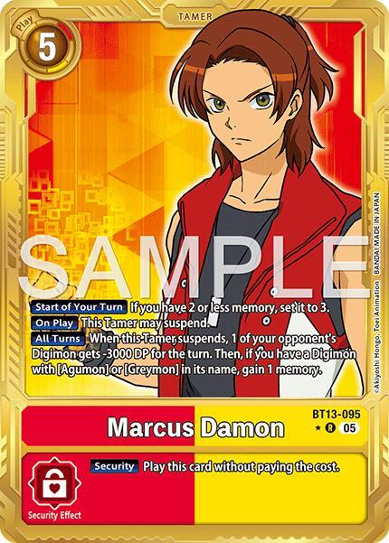 Marcus Damon - BT13-095 (Gold Border) card image