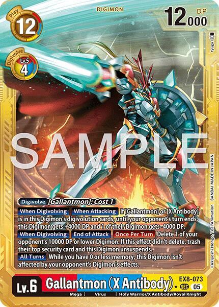 Gallantmon (X Antibody) (Gold Border) card image