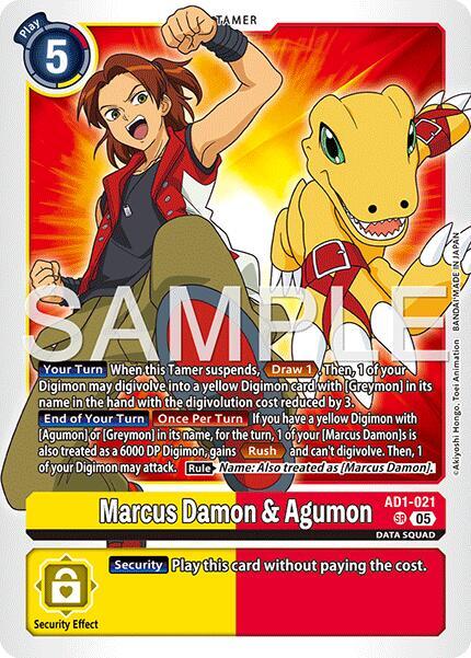Marcus Damon & Agumon card image