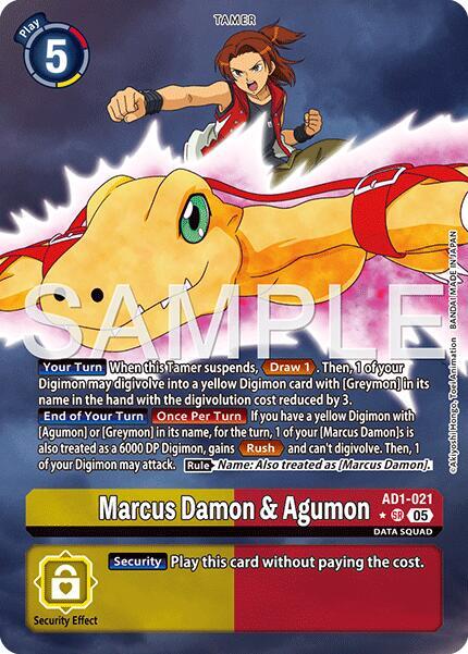 Marcus Damon & Agumon (Alternate Art) card image