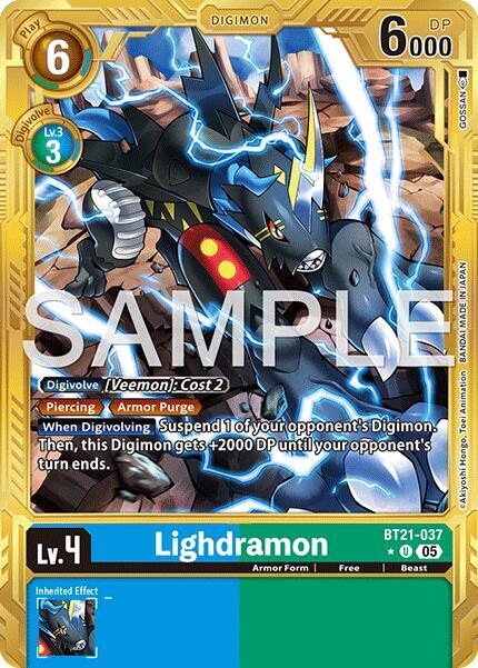 Lighdramon (Gold Border) card image