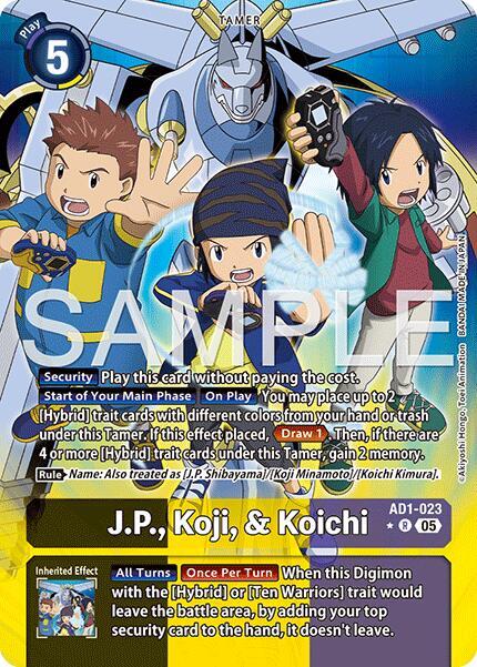 J.P., Koji, & Koichi (Alternate Art) card image